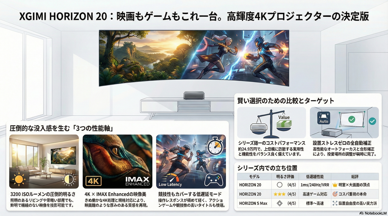XGIMI HORIZON 20図解