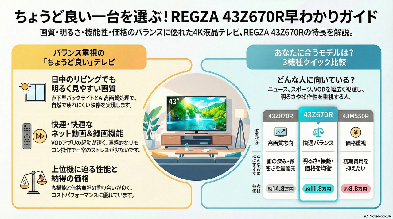 REGZA 43Z670R図解