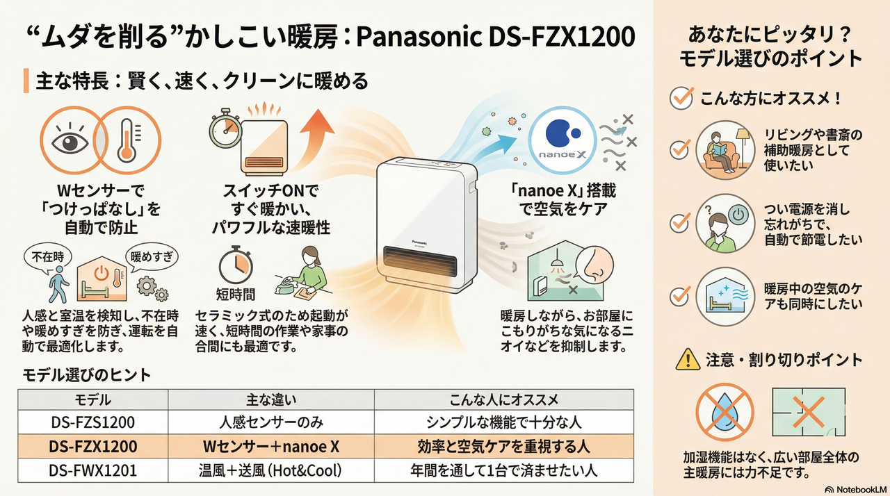 Panasonic DS-FZX1200図解
