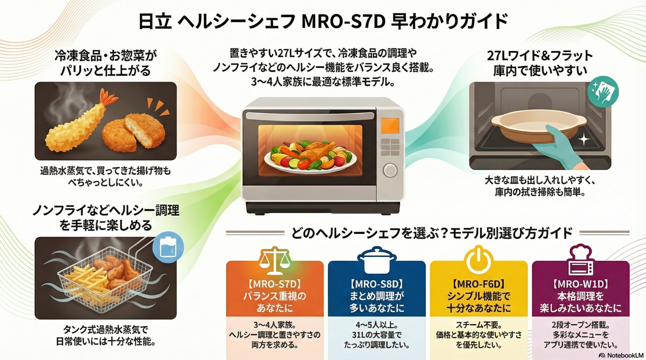 日立 ヘルシーシェフ MRO-S7D図解