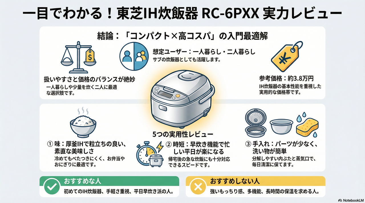 TOSHIBA RC-6PXX（IH）図解